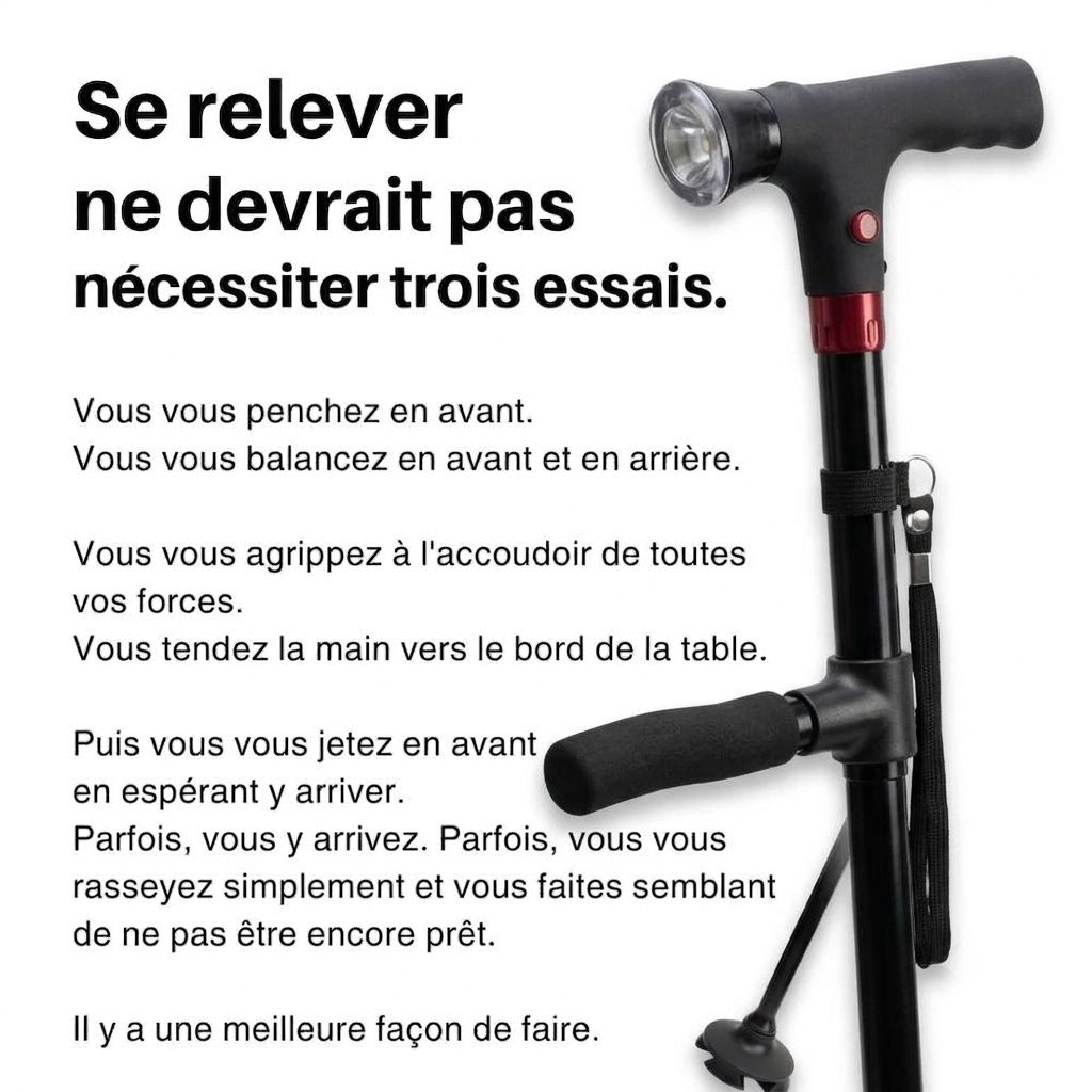 La canne qui vous aide à rester indépendant