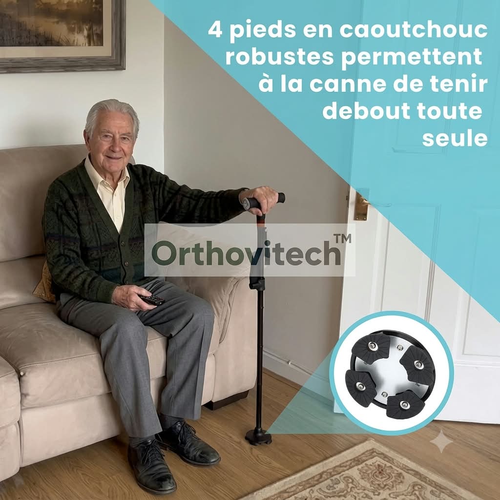 La canne qui vous aide à rester indépendant