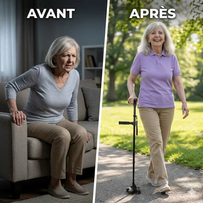 La canne qui vous aide à rester indépendant