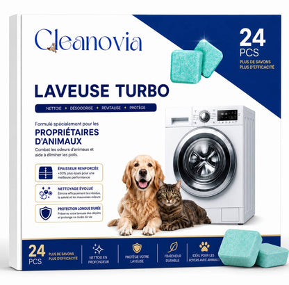 Nettoyant Machine Turbo CLEANOVIA™ - Enzymes Actives