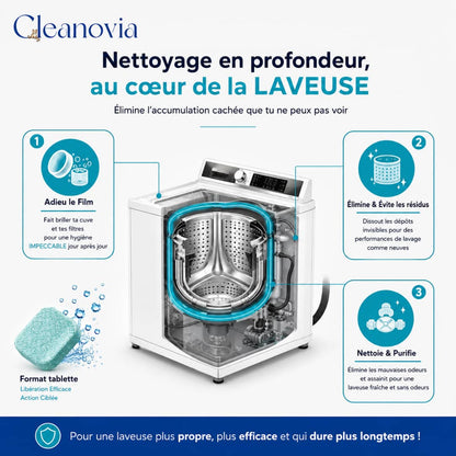Nettoyant Machine Turbo CLEANOVIA™ - Enzymes Actives