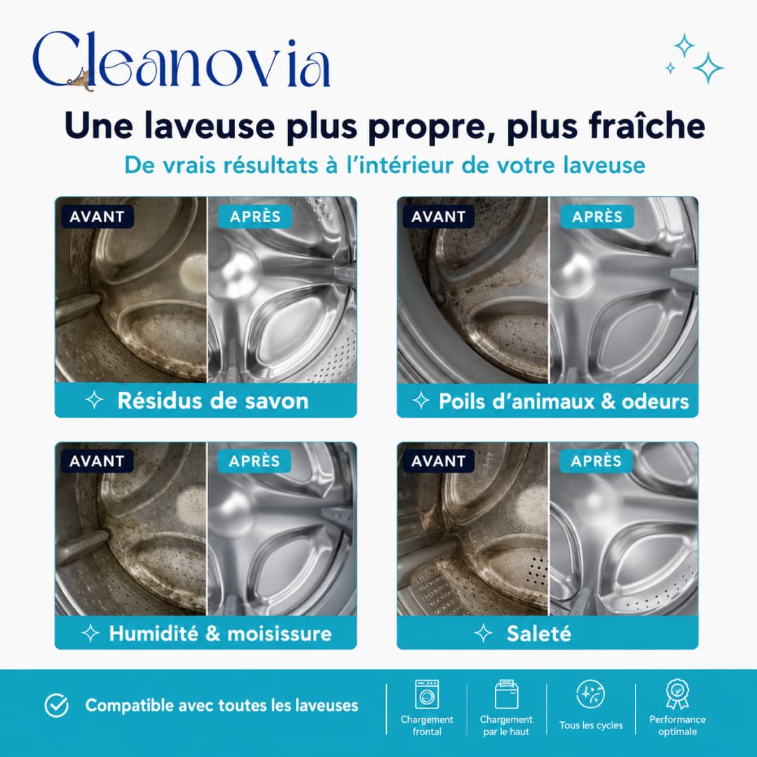 Nettoyant Machine Turbo CLEANOVIA™ - Enzymes Actives